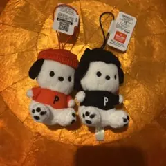 ねこ耳 ニット帽 マスコット【ポチャッコ】　2個セット