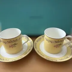 ティファニー Pink Tulip デミタスカップ2個セット