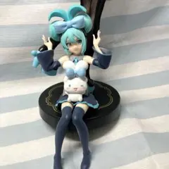 初音ミク　AMPフィギュア　シナモロールフィギュア　セット 初音ミクシリーズ ちょこのせ フィギュア“初音ミク×シナモロール