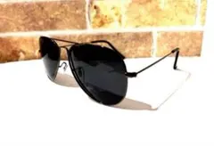 【美品】アビエーター AVIATOR ティアドロップ 偏光 オリジナルサングラス