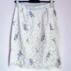 MISCH MASCH ミッシュマッシュ スカート 花柄 レース オフィス