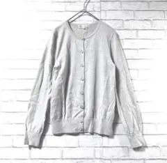 【クミキョク/組曲】フロントパールボタンカーディガン サイズ2シンプル毛