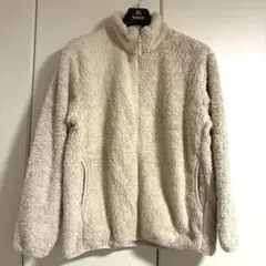フリースジャケット クリーム色