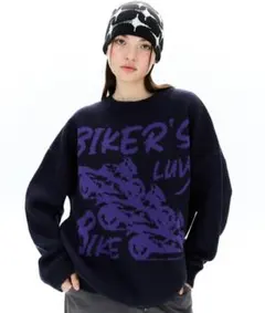 LUV IS TRUE × atmos pink RC BIKE KNIT