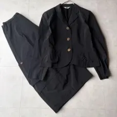 ほぼ新品☆センソユニコ☆tb☆とても暖かいセットアップ☆黒地に赤の