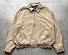 90s ポロラルフローレン　スイングトップ　ベージュ　カラー◎