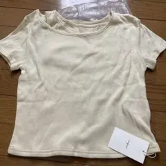Ungrid 半袖 Tシャツ クリーム色のサムネイル