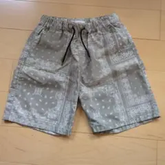 GLOBAL WORK バンダナ柄 ハーフパンツ 130
