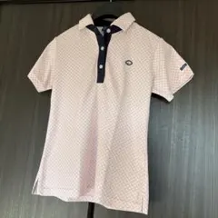 FIDRA ピンク チェック柄 半袖シャツ