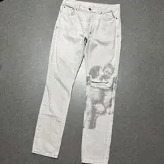 希少 Ksubi 絵画 転写プリント クラッシュ加工 スキニーデニム スビのサムネイル