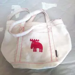 moz ショルダーバッグ ハンドバッグ キャンバス地 赤刺繍のサムネイル