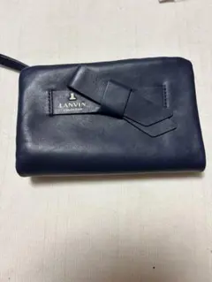 LANVIN COLLECTION 長財布 ネイビー リボン　3077-02-2のサムネイル
