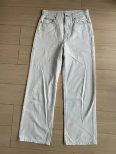UNIQLO ワイドストレートジーンズ