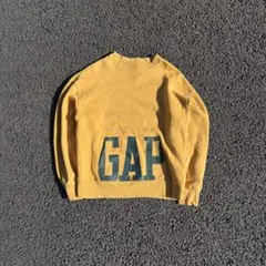 00s old gap archive スウェット イエロー y2k 古着 短丈