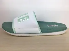 New Balance プレミアム スライドサンダル ホワイト グリーン - メルカリ