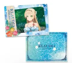 ライザのアトリエ　クリアファイル　クラウディア・バレンツ　水着ver