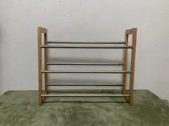ニトリ 伸縮シューズラック(JJ50601 ライトブラウン)