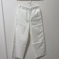 ジャーナルスタンダードrelumeホワイト コットン ワイドパンツ