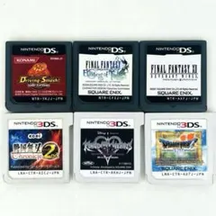 DS 3DS ソフト 6本セット ドラクエ FF キンハー 動作確認済のサムネイル
