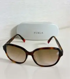 FURLA サングラス べっ甲柄 ケース付き - メルカリ