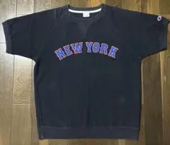 champion 半袖スウェット NEWYORKロゴ チャンピオン O(XL)