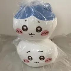 ちいかわ　もっちるねそべりBIGぬいぐるみ　ちいかわ　ハチワレ