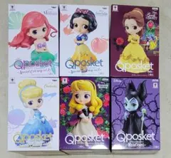 Qposket Disney プリンセス　フィギュア　ディズニー　6体のサムネイル