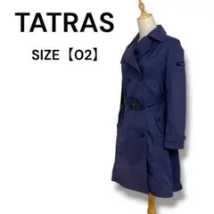 TATRAS トレンチコート ネイビー 02 春 ナイロン 上品 アウターのサムネイル