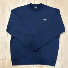 THE NORTHFACE スモールロゴヘザースウェットクルーアーバンネイビーS