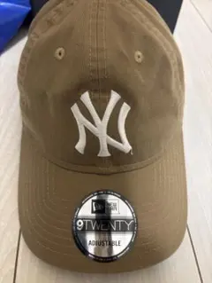 New Era 9TWENTY ニューヨークヤンキース キャップ ベージュ