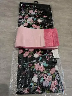 黒 浴衣 花柄 新品未使用 花火 女性 大人