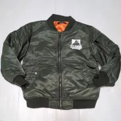 130★エクストララージキッズ★ロゴ＆ゴリラプリント！中綿入りジャンパー★