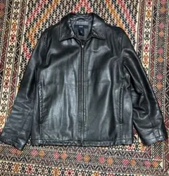 OLD GAP レザージャケット　90s ~ 00s 裏キルティング　ブラック