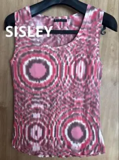 SISLEY タイダイ柄タンクトップ ピンク系のサムネイル