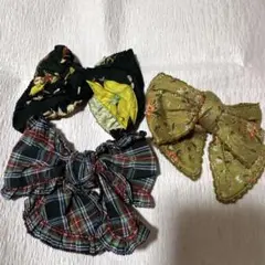 ピンクハウス　リボン三個セット