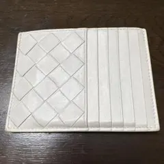 BOTTEGA VENETA ホワイトレザー カードケース