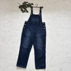 7826✾レトロガール✾デニムサロペット/オーバーオール/コットン/テーパードのサムネイル