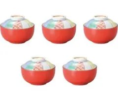 5個セット 赤釉紙風船煮物碗　11.4×8.7㎝　煮物碗 5個セット 赤釉紙風船煮物碗 11.4×8.7㎝ 煮物碗 - メルカリ