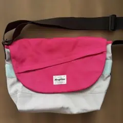 Naughtiam ショルダーバッグ ピンク グレーのサムネイル
