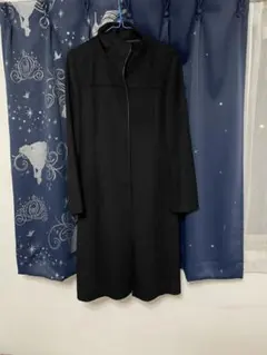 インディヴィ　ブラックロングコートL