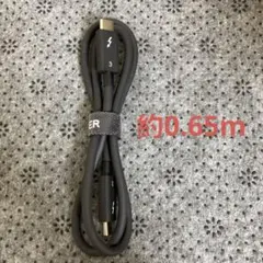 Thunderbolt 3 ケーブル 約0.65m