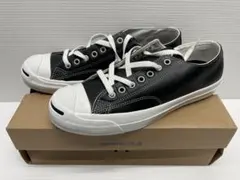 コンバース ジャックパーセル レザー ブラック 27cmのサムネイル