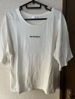 LOWRYS FARM serendipity Tシャツ Lサイズ アイボリー