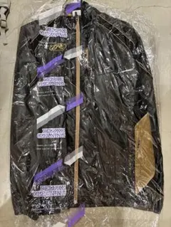 R 黒 ナイロン ジャケット