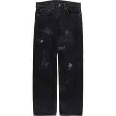 Levi's 505 ブラックデニム W32 L32