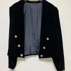 ジャケット　ベルベット　ブラック　9号