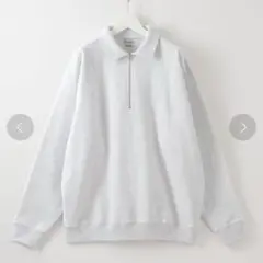 steven alan ハーフジップスウェット