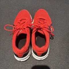 asics メンズスニーカー　27㎝　レッド
