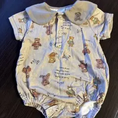 クマ柄ロンパース 70cm バースデイ