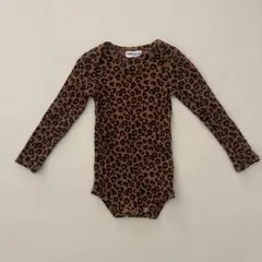 maed for mini レオパード　ロンパース　長袖　ヒョウ柄　ベビー服